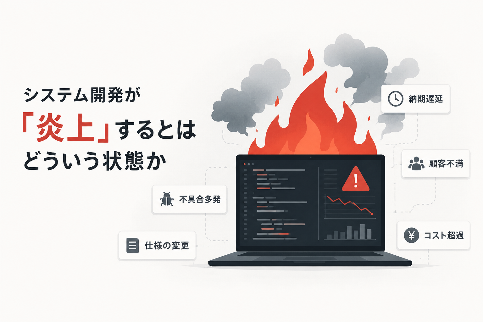 システム開発が「炎上」するとはどういう状態か